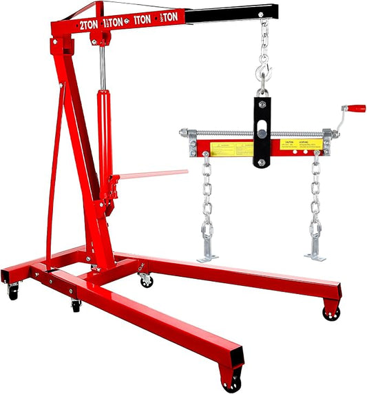 5500 Lbs Folding Engine Hoist Cherry Picker, 2.5 Ton Engine Hoist by Unknown