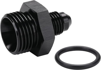 4AN Male Flare to 8AN ORB O-ring Boss Fuel Pump Rail Adapter Fitting Aluminum - Image 5