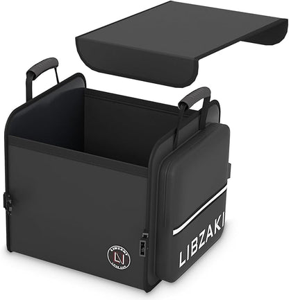 LIBZAKI Car Trunk Storage Organizer, Collapsible Trunk Storage Box by LILIBZAKI
