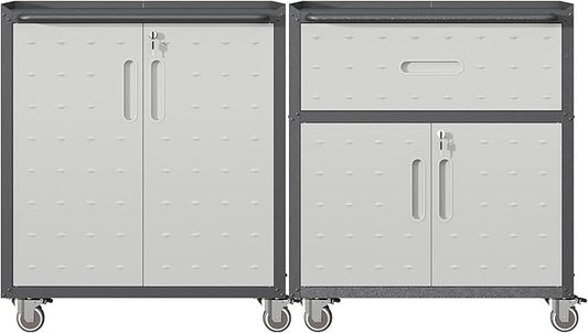 Metal Tool Cabinet, Garage Storage Cabinet System, Wall Cabinet & Locking by VIYET