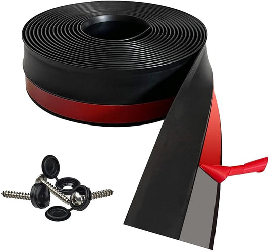 Garage Door Seal Top and Sides Seal Strip, 40FT Universal Garage Door Weather by SHOWMEMY