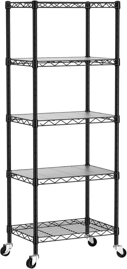 SINGAYE 5 Small Wire Shelves Kitchen Pantry Close Home Organizers and Storage - Image 9