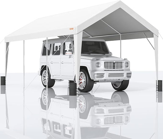 VEVOR Upgraded 10x20 ft Heavy Duty Carport Car Canopy, Car Port Garage Boat by VEVOR