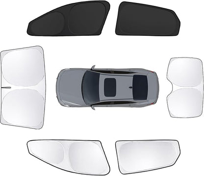 6pcs Car Window Shades for Hyundai Elantra2021-2024 2025 Accessories, by Unknown