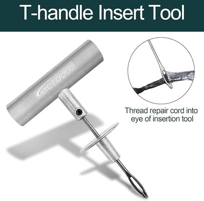 BETOOLL Tire Repair Kit, Sets of 2-24pcs Professional Heavy Duty Universal - Image 3