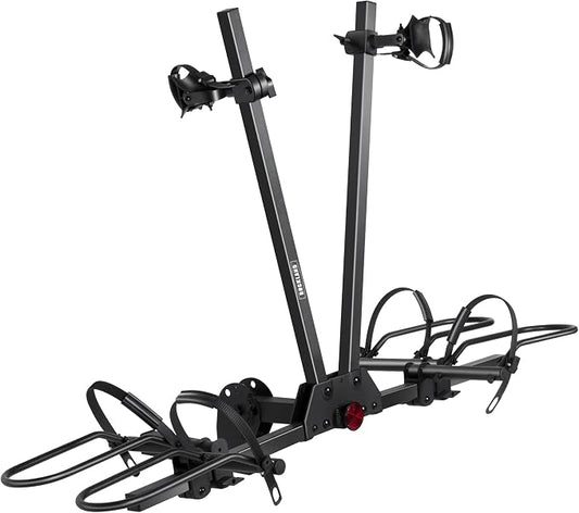 Rockland Foldable 2-Bike Rack, 200 lbs Capacity, Hitch Mount Bike Rack by Rockland