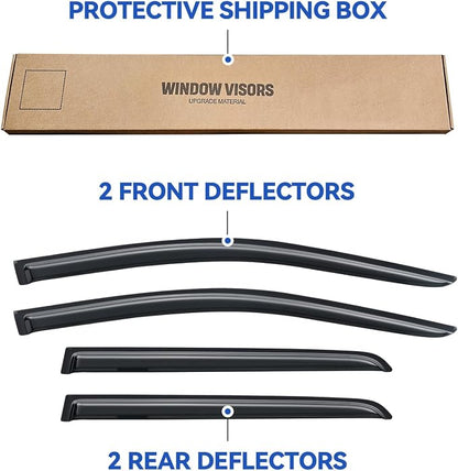 Window Visors Rain Guards Shield - Image 5