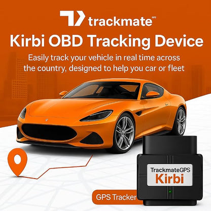 Kirbi OBD Tracker, GPS Tracker for Vehicles Real-Time Tracking, Worldwide - Image 2