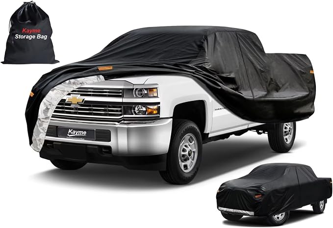Kayme Truck Cover Custom Fit Chevrolet Silverado 2500HD Extended Cab LB. Full by kayme