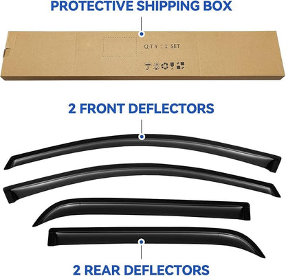 Window Visors Rain Guards Shield - Image 5