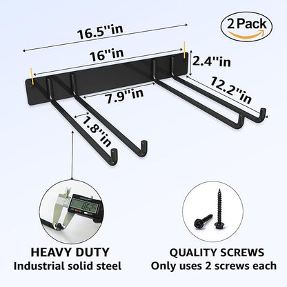 YYR Folding Chair Storage Rack, Garden Tool & Foldable Chairs Organizer Hangers - Image 2