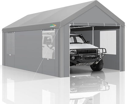 COBIZI Carports 10x20 Heavy Duty Car Canopy Garage by COBIZI