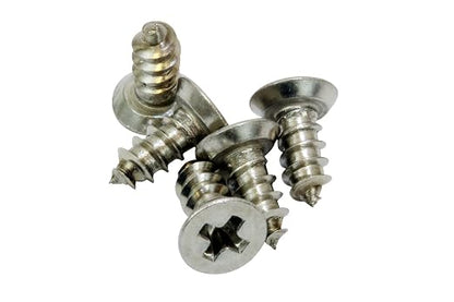 Bolt Dropper #4 x 3/8" Stainless Steel Flat Head Phillips Wood Screw, 18-8 - Image 5