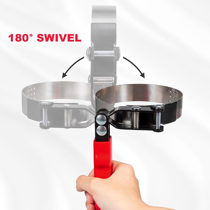 Spurtar Swivel Oil Filter Wrench Set of 5 Adjustable Wrench 2-3/4" to 5-1/4" - Image 5