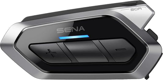 Sena 50R 3-Button Motorcycle Bluetooth Headset w/Sound by Harman Kardon by Sena