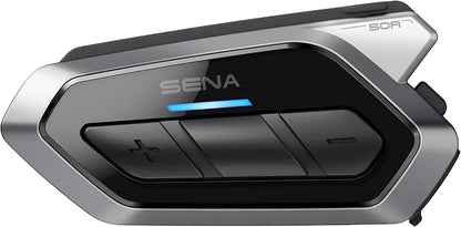 Sena 50R 3-Button Motorcycle Bluetooth Headset w/Sound by Harman Kardon by Sena