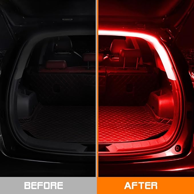Car LED Strip Light For Trunk, 158Inch IP67 Silicone Waterproof Neon Light - Image 2