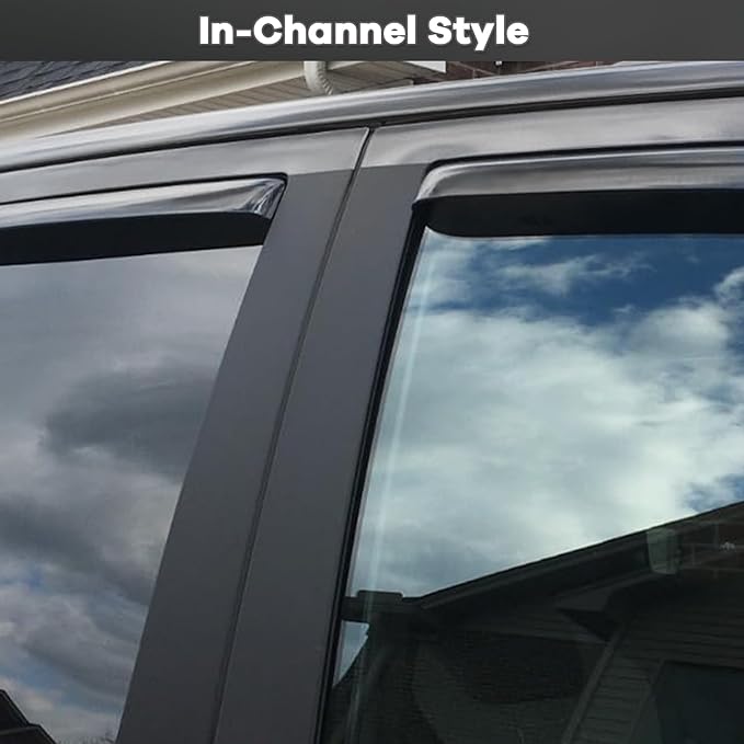 in-Channel Window Rain Guards Fit - Image 2