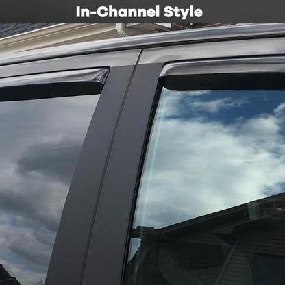 in-Channel Window Rain Guards Fit - Image 2