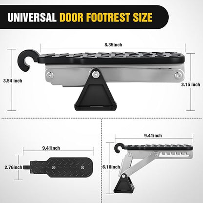 Nilight Car Door Step Universal Aluminum Latch Step - Image 5