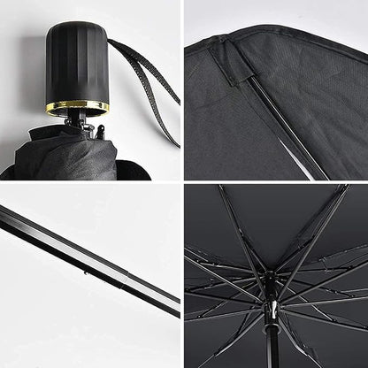 helloleiboo Car Windshield Sun Shade UV Rays and Heat Sun Visor Protector - Image 6