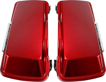 XFMT Motorcycle Stretched Saddlebags 5" Extended Hard Saddle Bags - Image 9