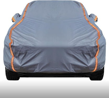 KEYOOG Universal Waterproof Heavy Weight Full Car Covers, Fit Sedan, All Weather by KEYOOG
