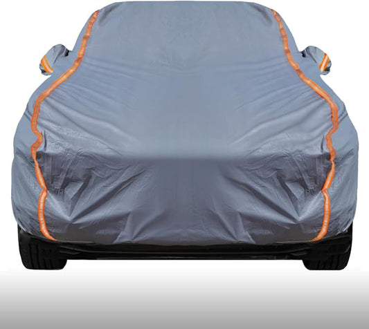 KEYOOG Universal Waterproof Heavy Weight Full Car Covers, Fit Sedan, All Weather by KEYOOG