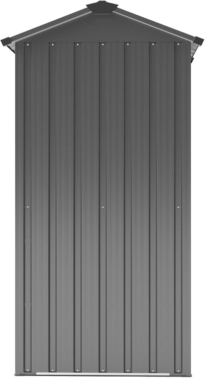 Outdoor Metal Storage Shed, Waterproof Garden Tool Shed - Image 9