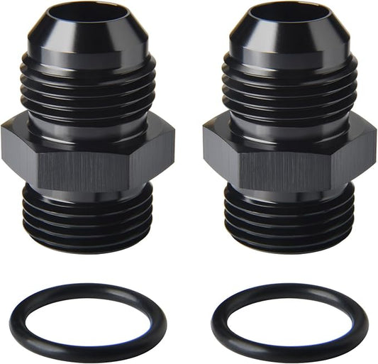 10AN Male Flare to 10AN ORB O-ring Boss Fuel Pump Rail Adapter Fitting Aluminum by Podavelle