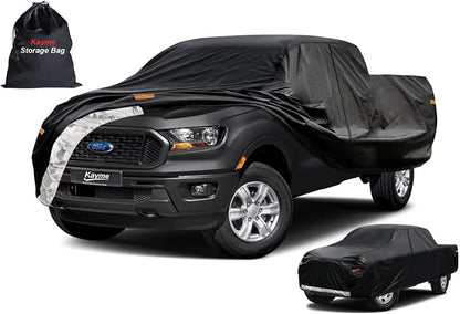 Kayme Truck Cover Custom Fit Ford Ranger Regular Cab Long Bed. Full Exterior by kayme