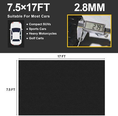 Garage Floor Mat 2.8mm Thickness PVC Garage Flooring Roll Diamond Plate Floor - Image 4
