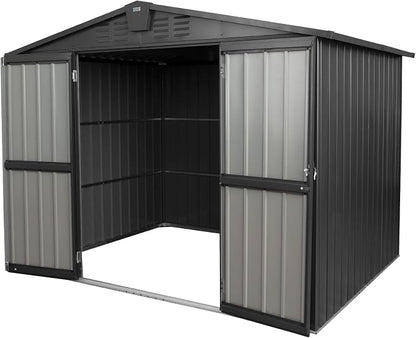 Domi Outdoor Storage Shed 8.2' x 6.2', Metal Steel Utility Tool Shed Storage - Image 7