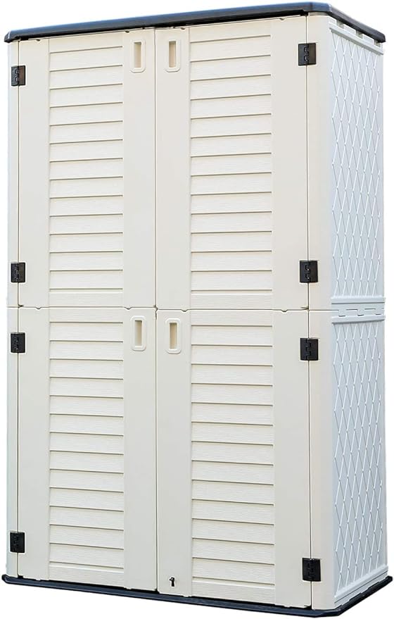 HOMSPARK Storage Shed Weather Resistance, Horizontal Storage Shed by HOMSPARK
