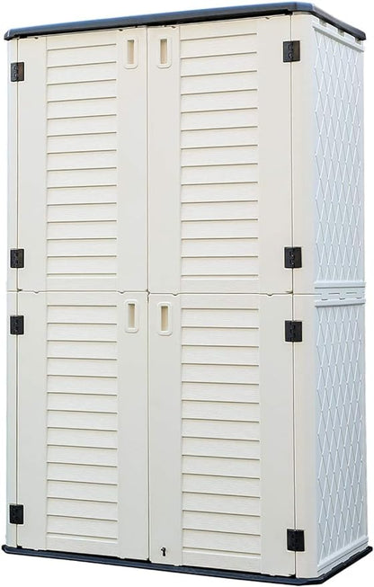 HOMSPARK Storage Shed Weather Resistance, Horizontal Storage Shed by HOMSPARK