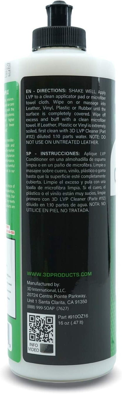3D Leather, Vinyl & Plastic Conditioner | Restores, Conditions & Protects Car - Image 2