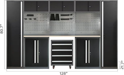 JZD Metal Garage Tool Cabinet System, Tool Organization - Image 2