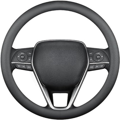 LKWLIKEI Nappa Premium Leather car Steering Wheel Cover, Breathable, Universal - Image 7