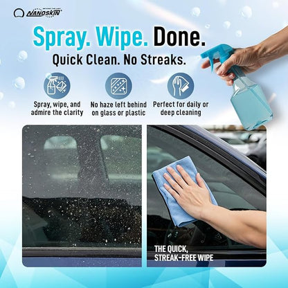 Nanoskin CRYSTAL-CLEAR VOC-Free Glass Cleaner 1 Gallon - Image 7