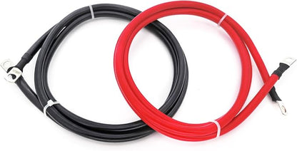 A ABIGAIL 2 AWG Battery Cables 2 Gauge Pure Copper Battery Inverter Cables - Image 8