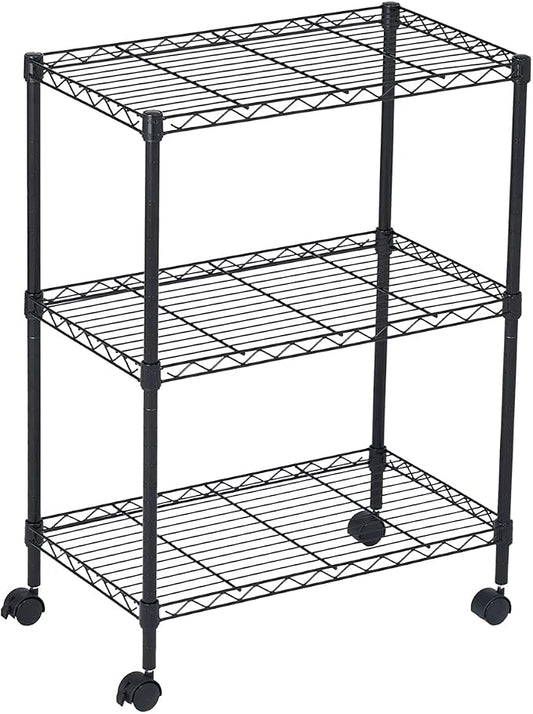 3 Tier Wire Shelving Unit Storage Rack, Metal Heavy Duty Utility Organizers by DisplaysByJack