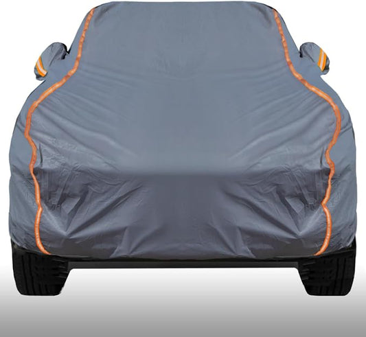 KEYOOG Universal Waterproof Heavy Weight Full Car Covers, Fit Pickup, All by KEYOOG