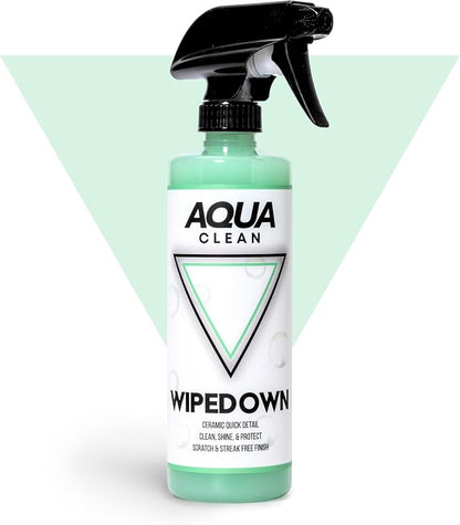 WIPEDOWN 3-in-1 Ceramic Waterless Wash & Quick Detailer | Boat Cleaner | Marine by AquaCleanDetailProducts