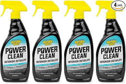 Invisible Glass 92024-4PK Power Clean Automotive Interior Detailer Cleaner by InvisibleGlass