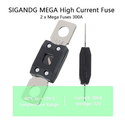 300A MEGA High Current Fuse - 300 Amp Bolt-on Fuse - Image 5