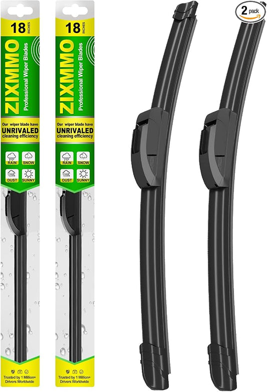 OEM Quality 18in + 18in Premium All-Season Windshield Wiper Blades by ZIXMMOFactoryWiperBlade