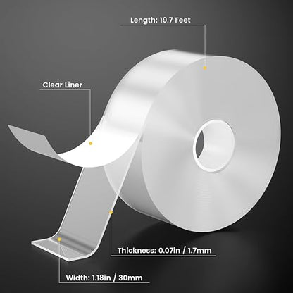 Double Sided Tape Heavy Duty Adhesive Tape Mounting Tape, Wall Sticky - Image 2
