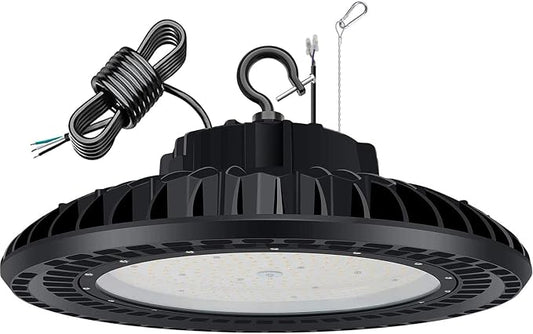300W LED High Bay Light, UL&DLC Listed 41000LM Dimmable UFO High Bay Lights by YELLORE