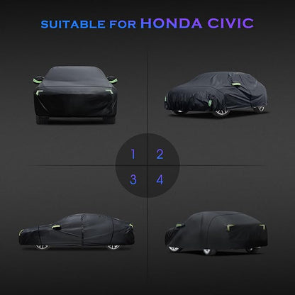 Car Cover Custom Fit for Honda Civic 1991-2025, Toyota Corolla 2000-2025 - Image 7