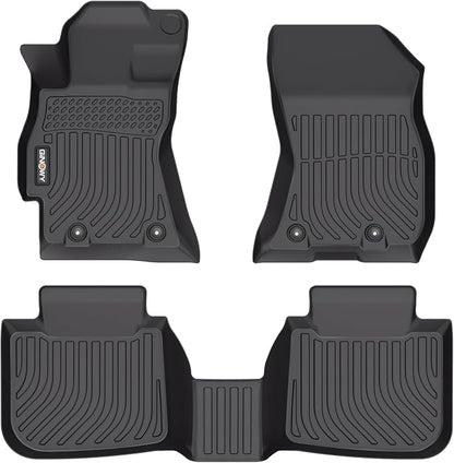GINOWY-Floor Mats for Subaru Outback/Legacy 2015-2019 TPE Rubber All Weather by GINOWY